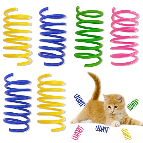 QUVOVID Cat Spring Toys (40-Pack)
