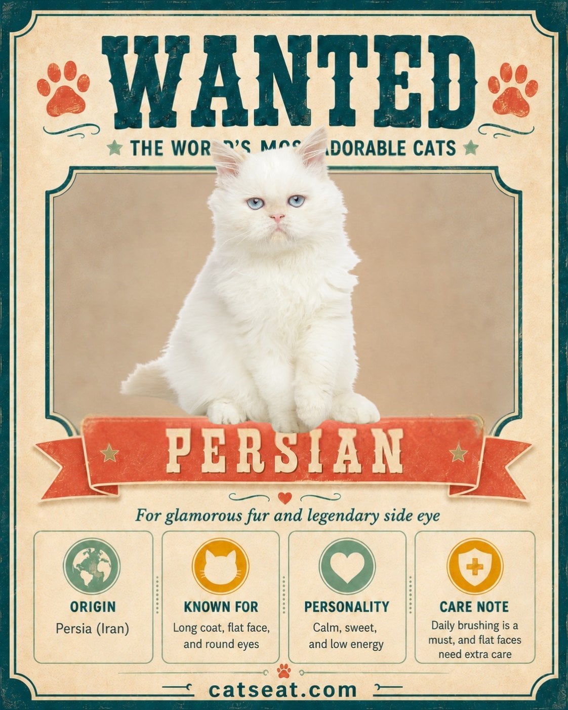 Wanted poster: Persian