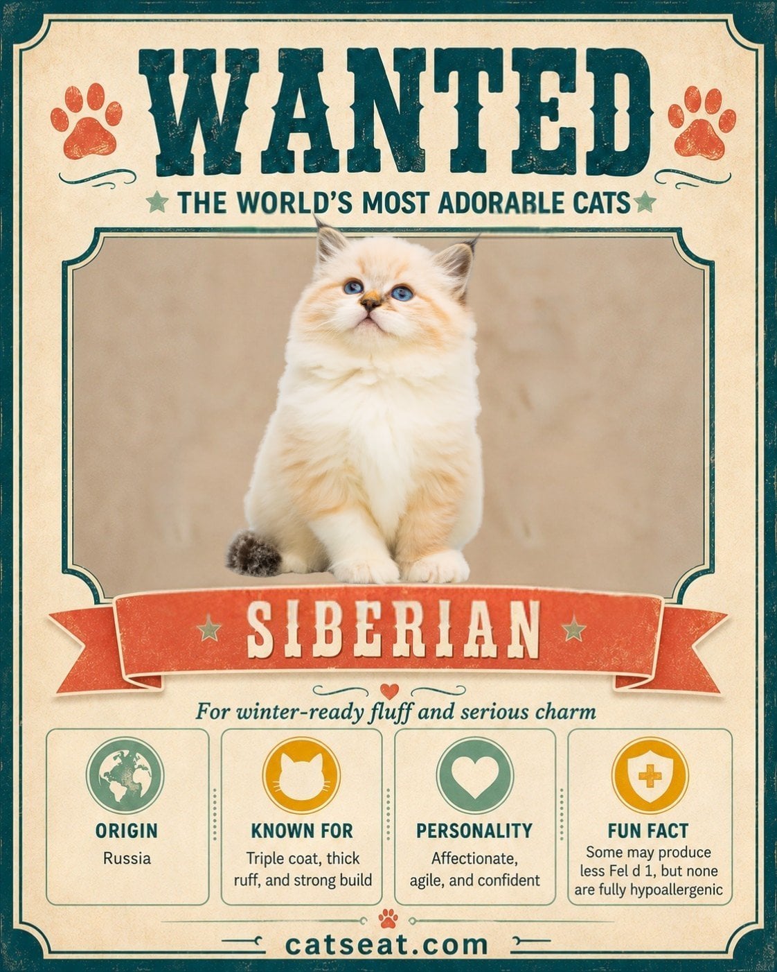 Wanted poster: Siberian