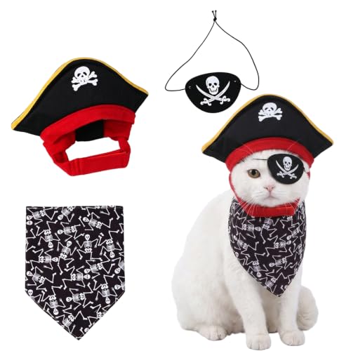 3-Piece Cat Pirate Costume
